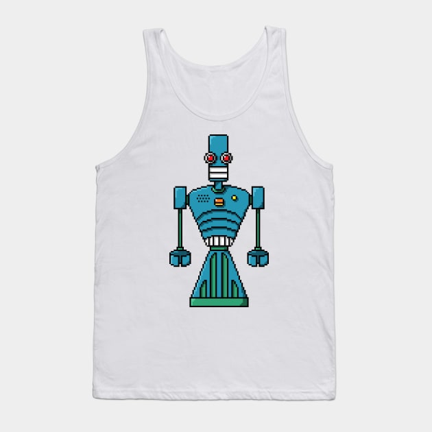 Pixel Robot 068 Tank Top by Vampireslug